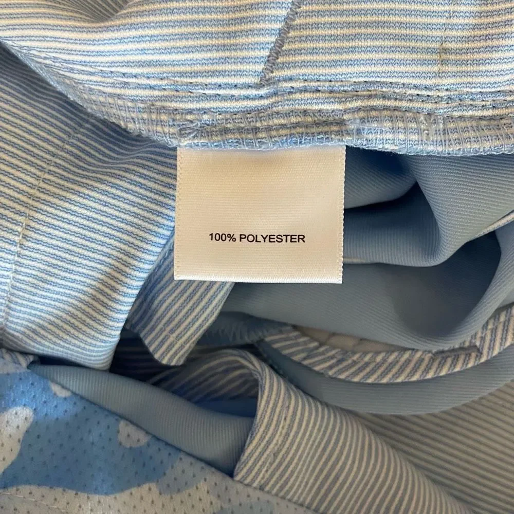 Peter Millar Men’s Salem Performance Golf Shorts Blue Size 40 9” Inseam - Picture 6 of 8